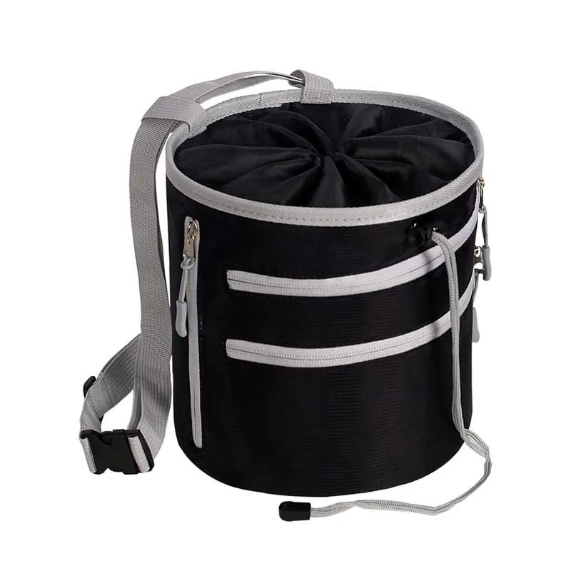 Bolsa de magnesio para búlder de gran tamaño al por mayor con 4 bolsillos extragrandes
