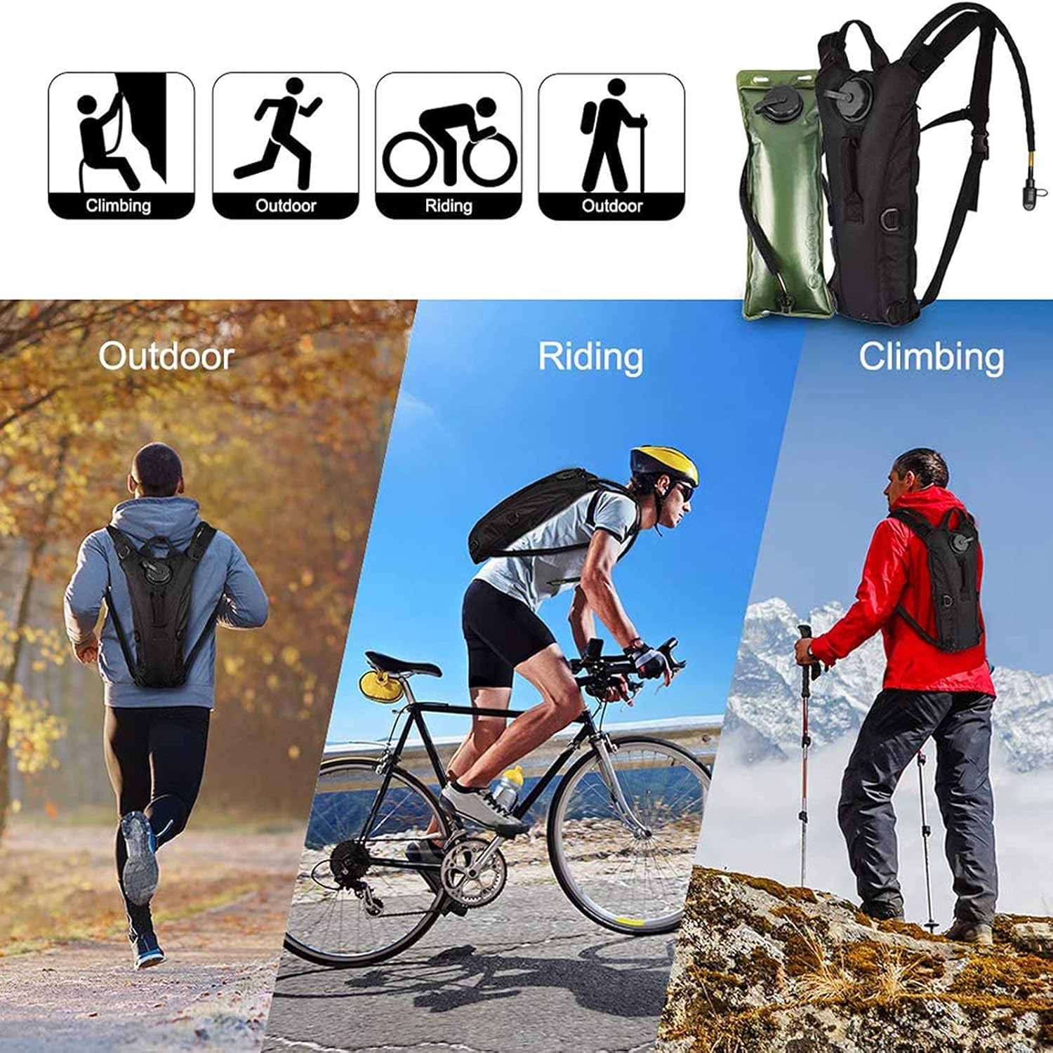 Hydration Backpack For Cycling