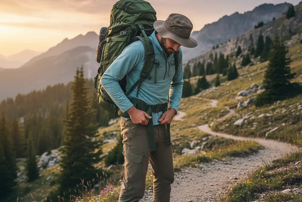 Backpack shoulder strap tips to fix waistband fit fast