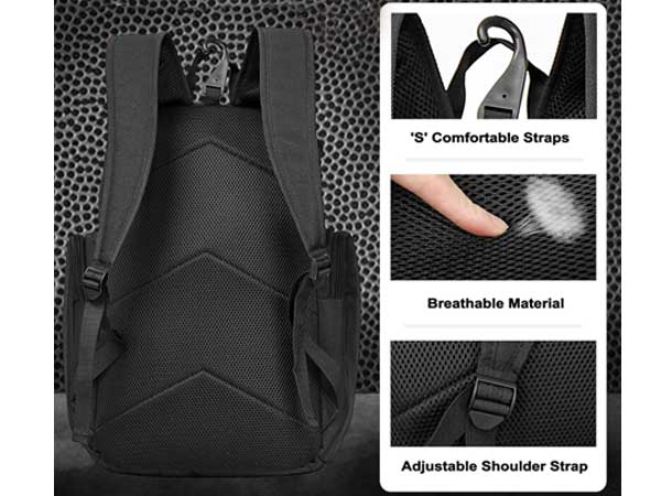 Baskestball bag with Ergonomic Carrying System