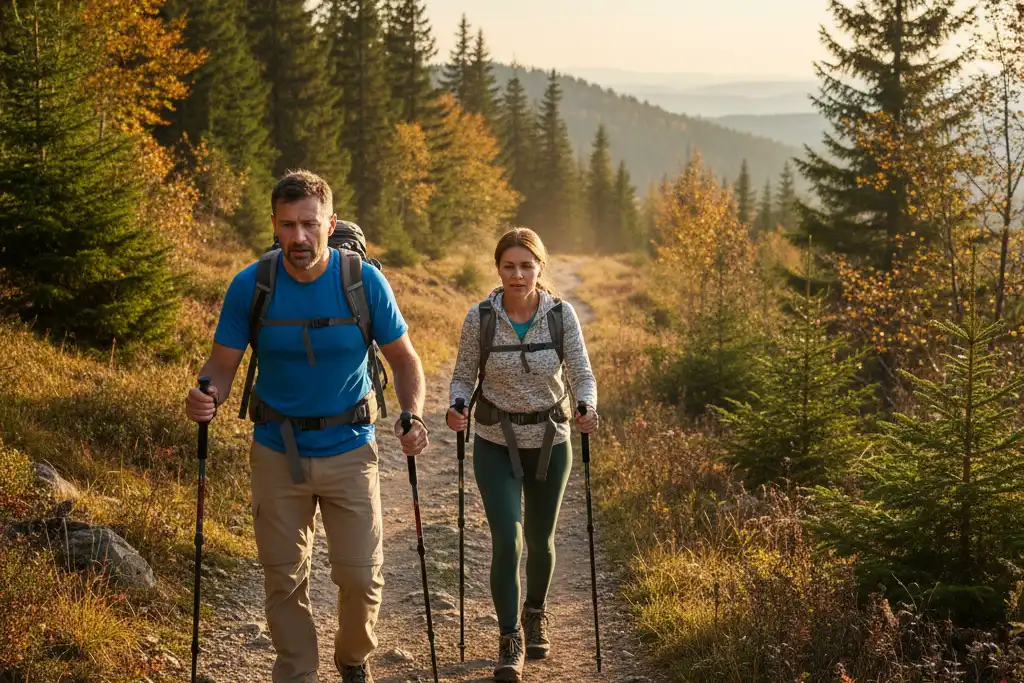 How many miles an average person can hike in a day