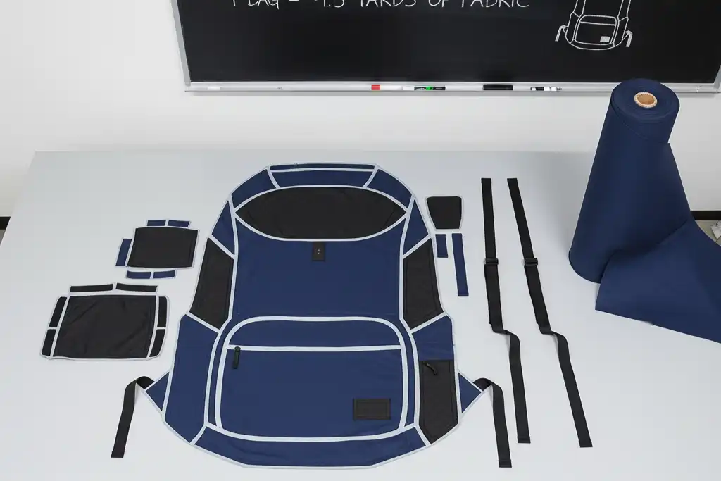 How much fabric is needed to make a bag