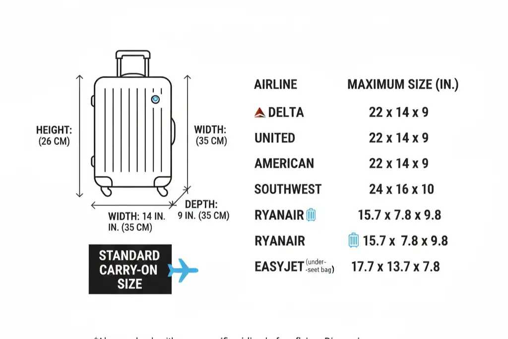 How to Determine the Right Luggage Size for Airlines