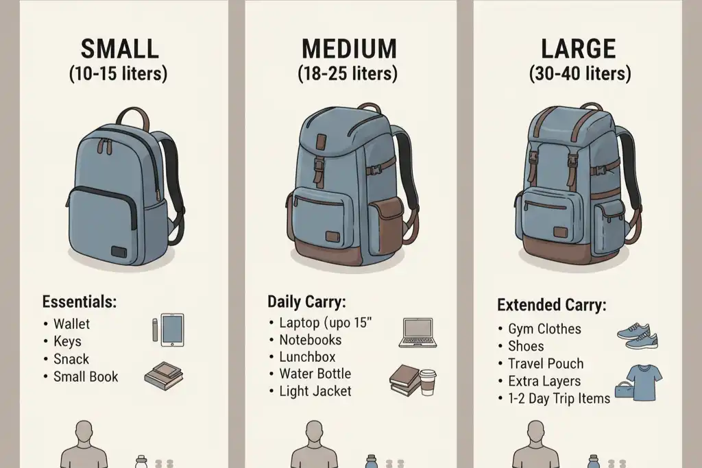 Standard Backpack Size Guide for Everyday Use