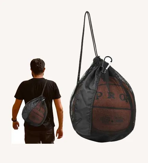 Bolsa de almacenamiento de malla para baloncesto
