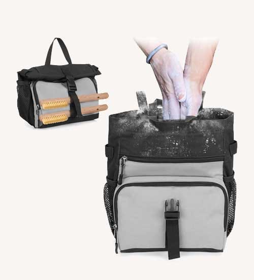 Large Chalk Bucket Bag