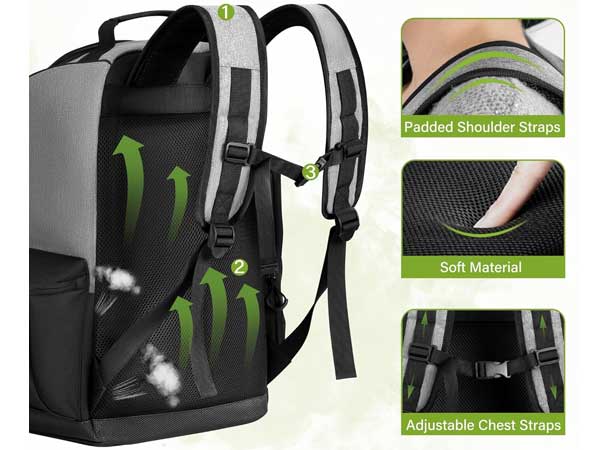 DISC GOLF BAG WITH Ergonomic Carry System