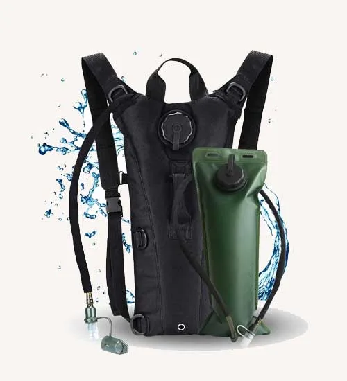 Sacs d'hydratation 6 Sac à dos d'hydratation avec poche à eau de 3 litres