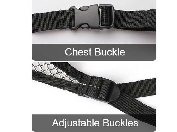 hydration backpack with Adjustable Elastic Sternum Straps