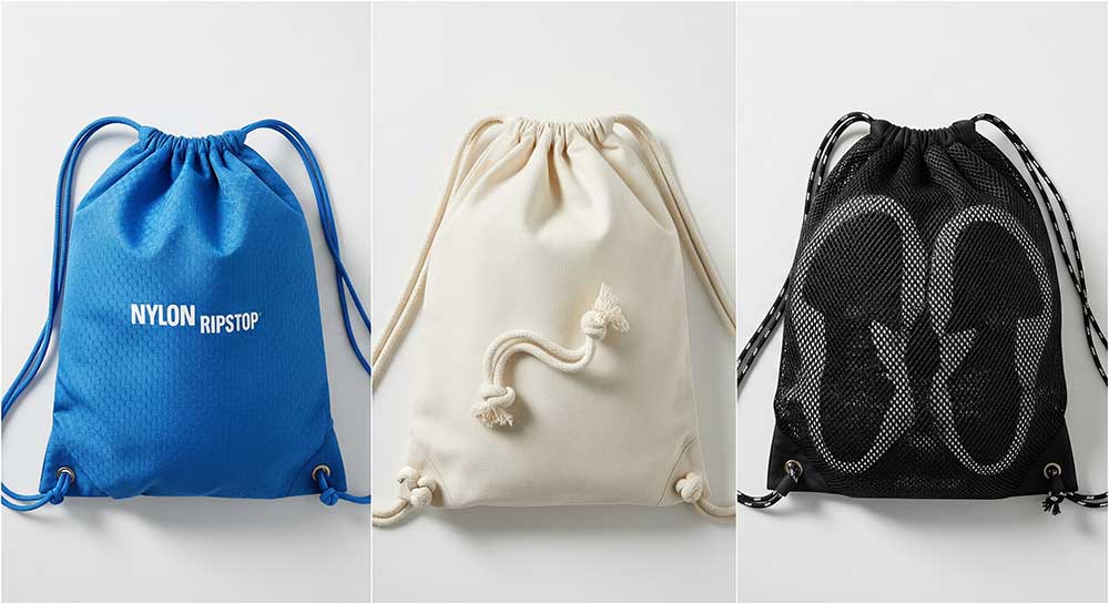 A Practical Guide to Drawstring Bag Materials, Styles, and Key Applications