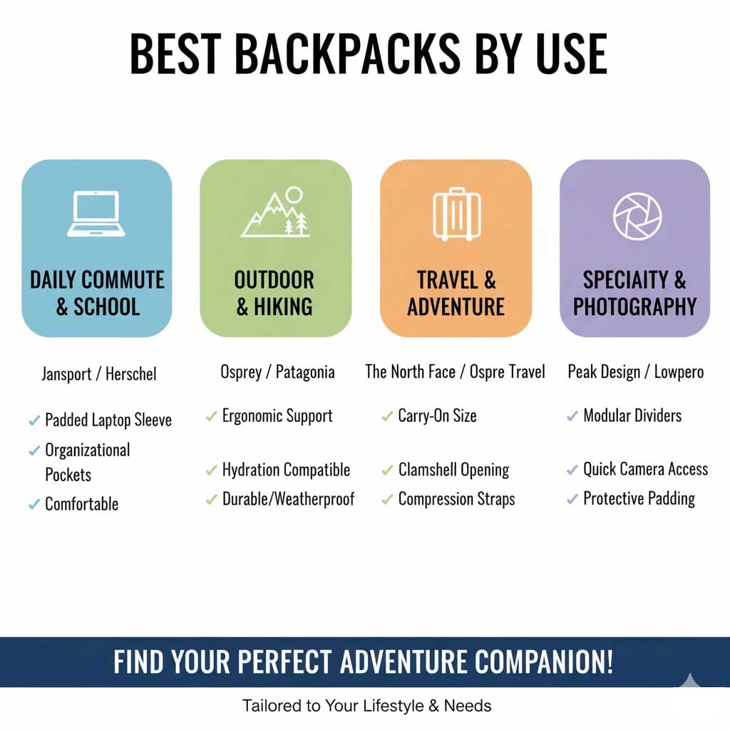 Best Backpacks by Use