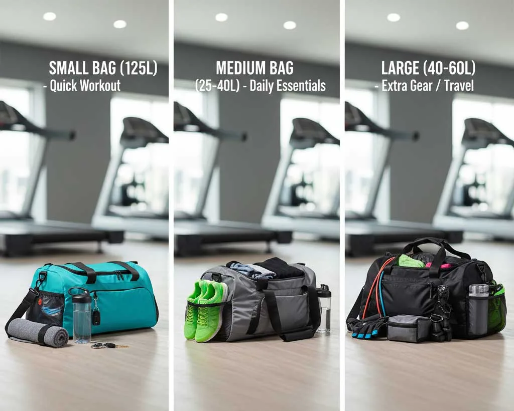 Choisir la bonne taille de sac