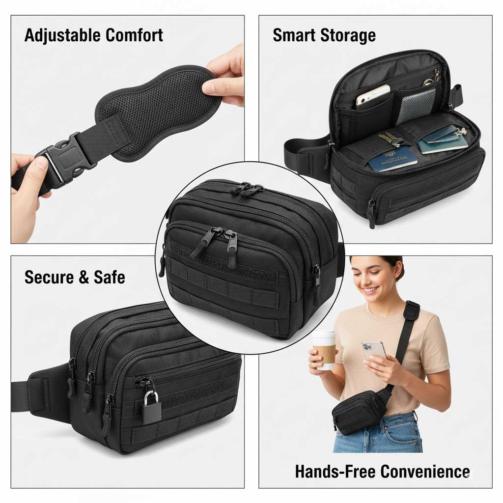 Comfort and Practicality for Bum Bag