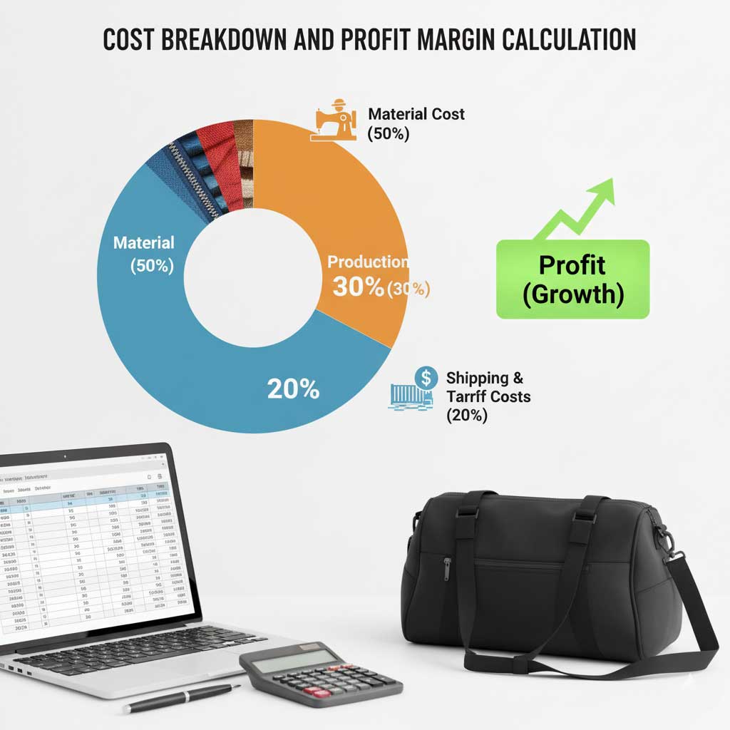 Cost Breakdown and Profit Margin Calculation