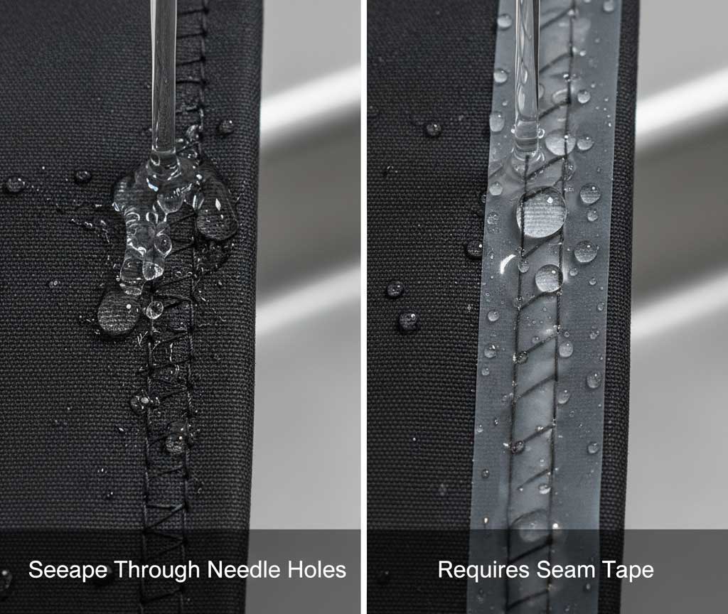 Disadvantages of Stitching in Waterproof Applications