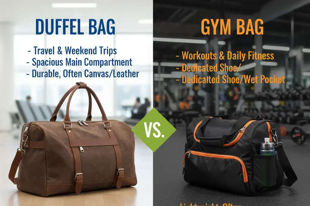 Duffle Bags Versus Gym Bags What Sets Them Apart