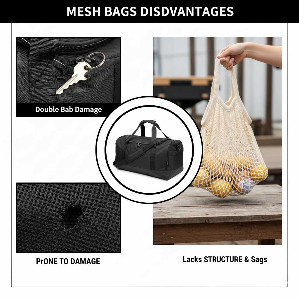 Mesh Bags Disadvantages