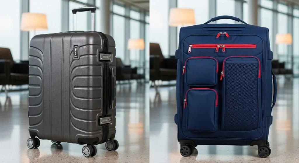 Cómo elegir el mejor equipaje de mano para tus viajes de 2026 6 Maletas rígidas vs. maletas blandas