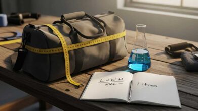 How is The Capacity of a Fitness Bag Calculated?