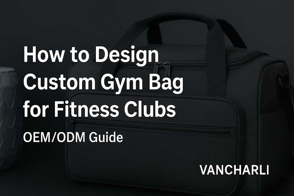 How to Design a Custom Gym Bag for Fitness Clubs