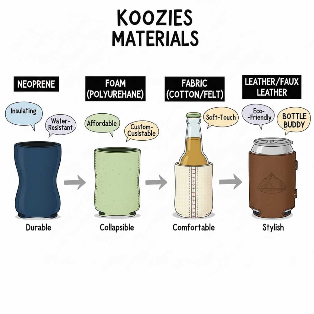 Koozies Materials