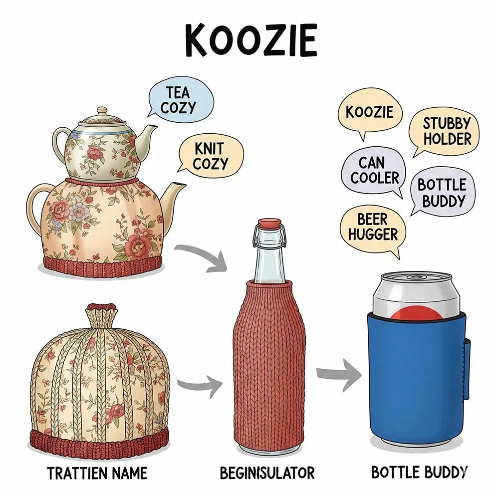 Storia del nome per i Koozies