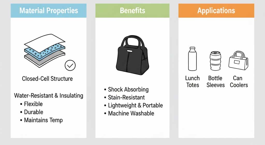 Neoprene Insulation for lunch bag