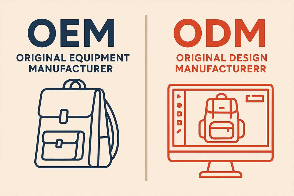 OEM and ODM Defined for backpack