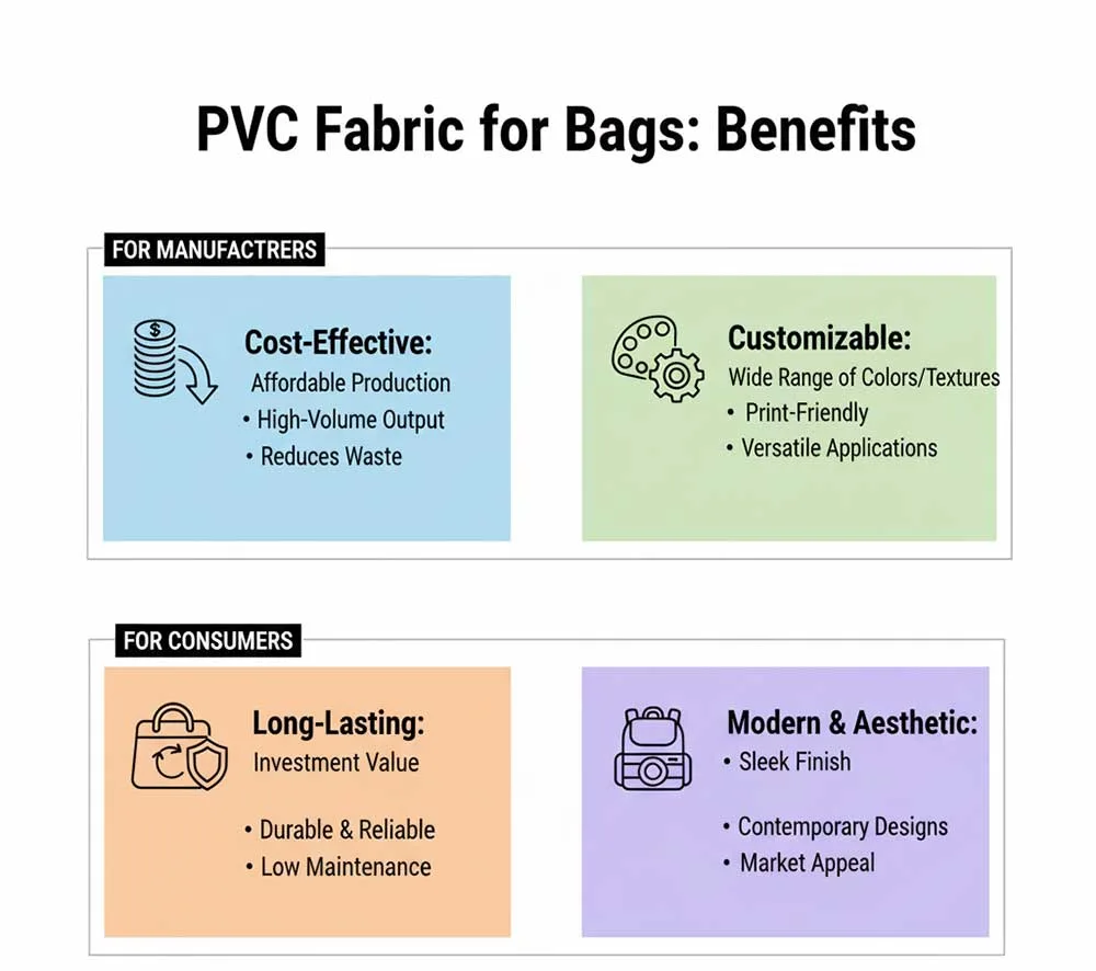 Tissu PVC pour sacs&nbsp;: avantages