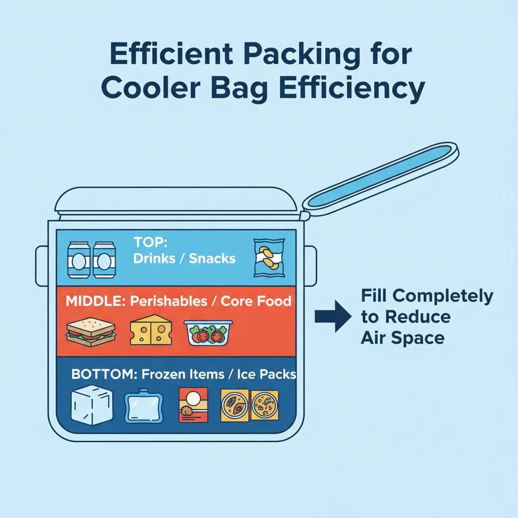 Packing for Cooler Bag Efficiency