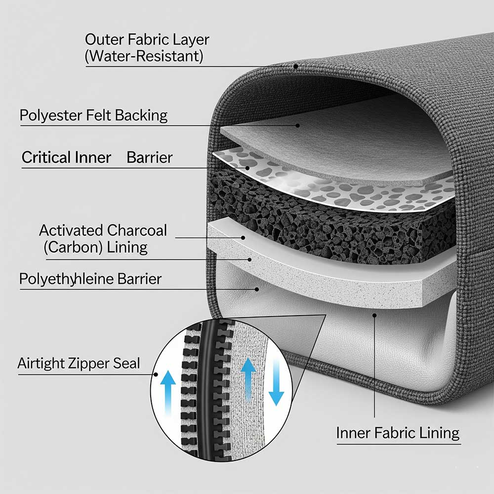 Smell-Proof Bags Explained: How They Work and What to Look For 4 Smell-Proof Bag Materials