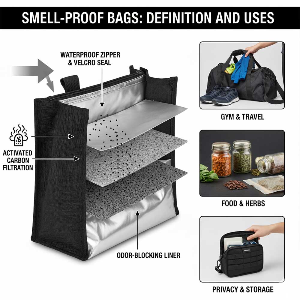 Smell-Proof Bags Explained: How They Work and What to Look For 3 Smell-Proof Bags Definition and Uses