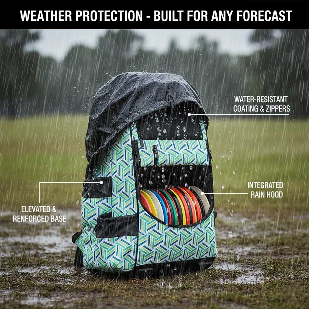 Disc Golf Bag with Weather Protection