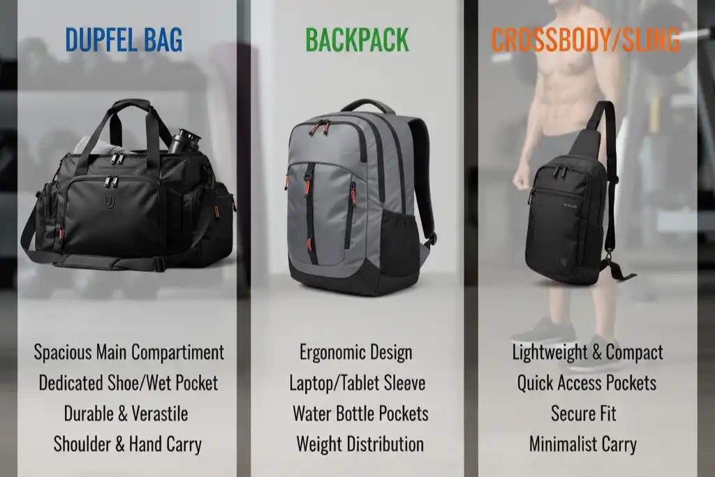 Top Gym Bag Styles and Features for Every Fitness Enthusiast
