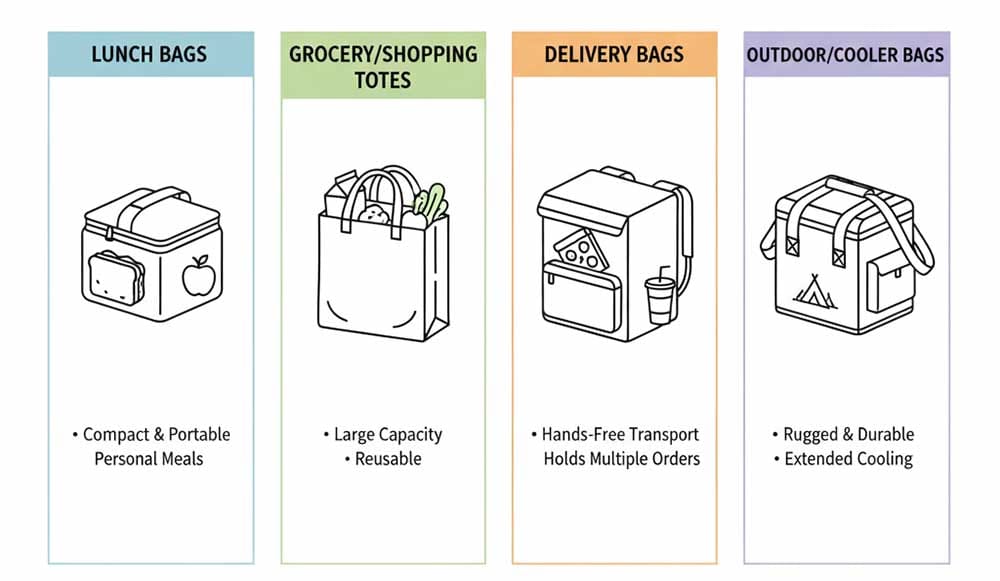 Types of Insulated Bags