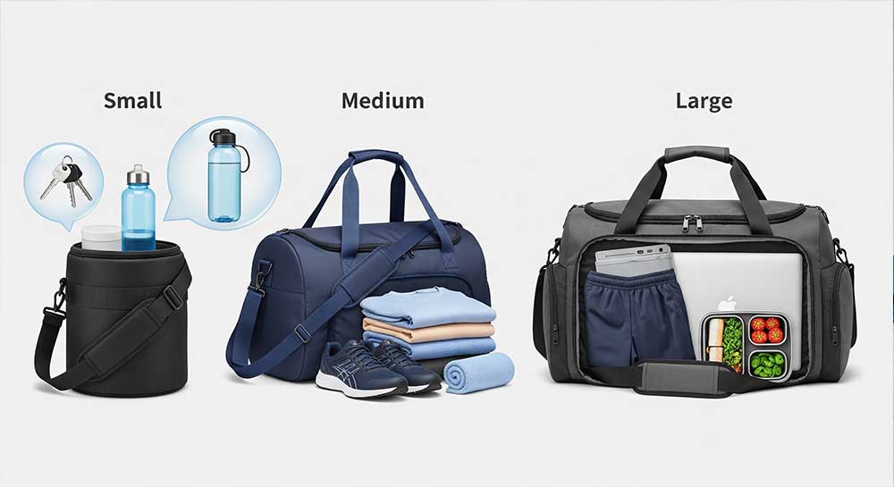 Understanding Gym Bag Sizes
