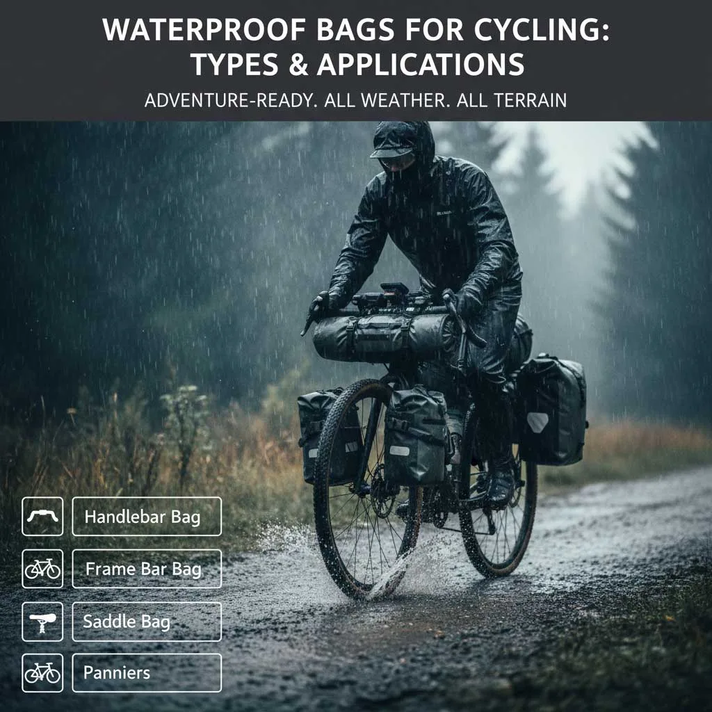 Wasserdichte Taschen für Rad- und Motorradreisen – Reiseführer 3 Wasserdichte Taschen für Fahrräder – Arten & Anwendungen