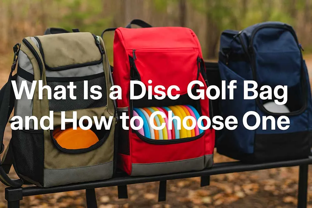 O que é uma bolsa para disc golf e como escolher uma | Guia completo de 2025