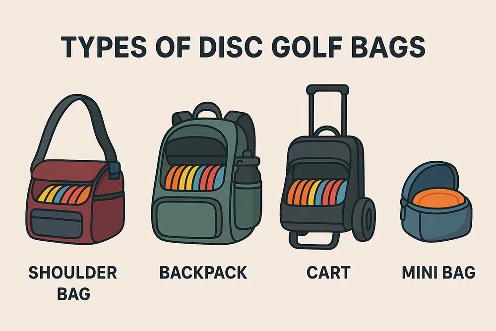Cos'è una sacca da disc golf e come sceglierne una | Guida completa 2025