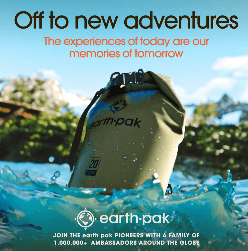 EarthPak Original Waterproof Dry Bag — Best for Water Sports