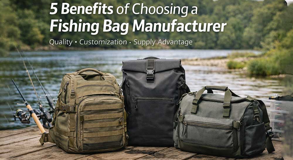 5 Benefits of Choosing a Fishing Bag Manufacturer