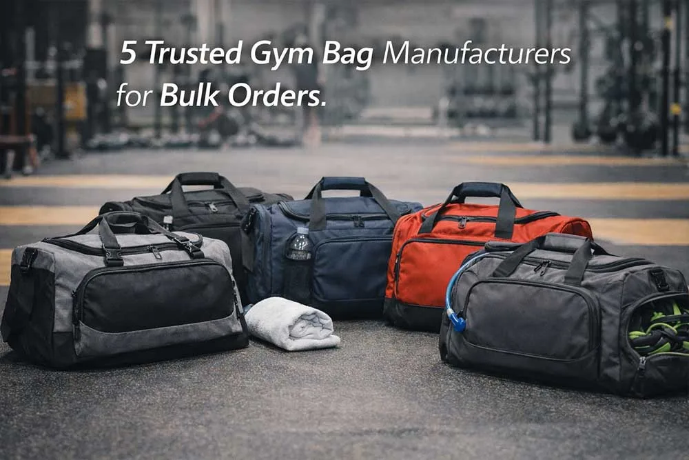 5 fabricants de sacs de sport de confiance pour les commandes en gros