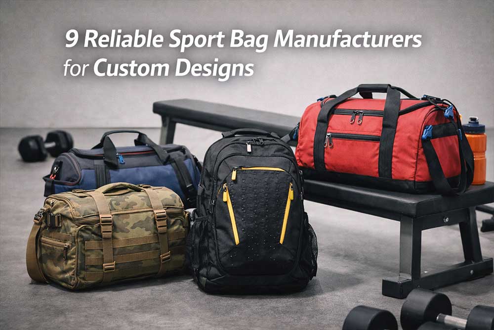 9 Reliable Sport Bag Manufacturers for Custom Designs