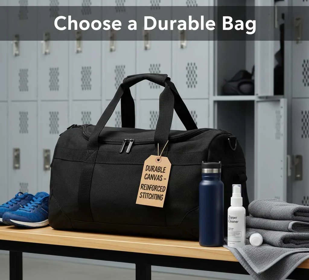 Cómo evitar que la cremallera de una bolsa de fitness se rompa fácilmente 3 Elija una bolsa duradera