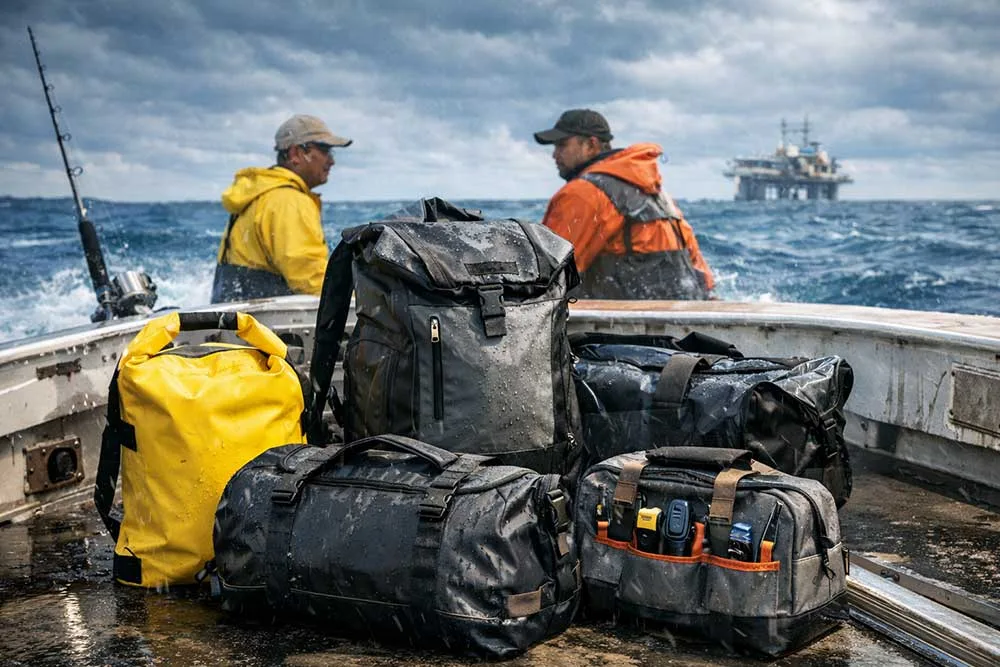 Bolsas impermeáveis para tripulações de barcos: o que os profissionais usam. Bolsas impermeáveis para tripulações de barcos: o que os profissionais usam.