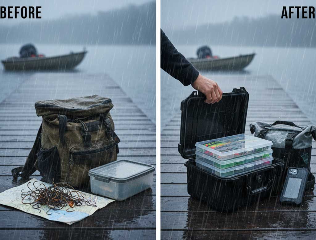 Why waterproof tackle storage matters