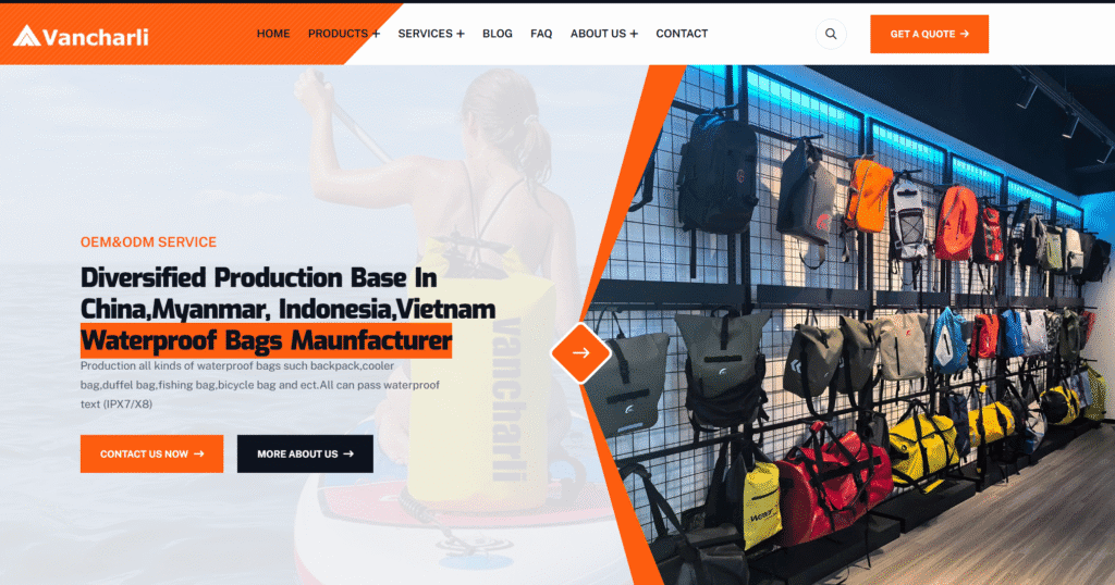 vancharli waterproor soft cooler bag manufacturer