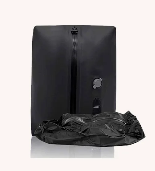 Sacs de compression sous vide pour voyages 2 Sacs de compression sous vide avec fenêtre transparente