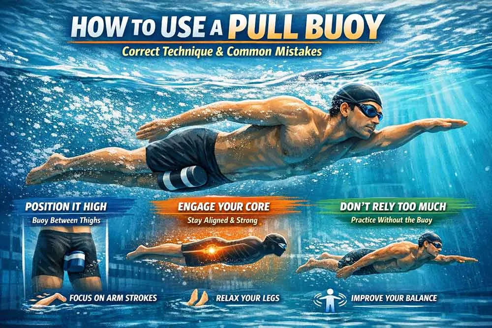 Comment utiliser un pull buoy : technique correcte et erreurs courantes Comment utiliser un pull buoy : technique correcte et erreurs courantes