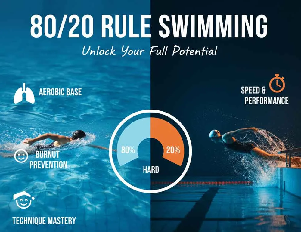 La guida definitiva alla regola 80/20 per l'allenamento di nuoto e triathlon 4 Benefici del nuoto secondo la regola 80/20